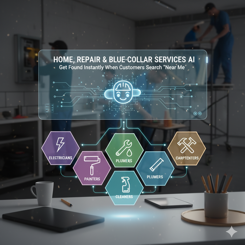 Home, Repair & Blue-Collar Services industry illustration