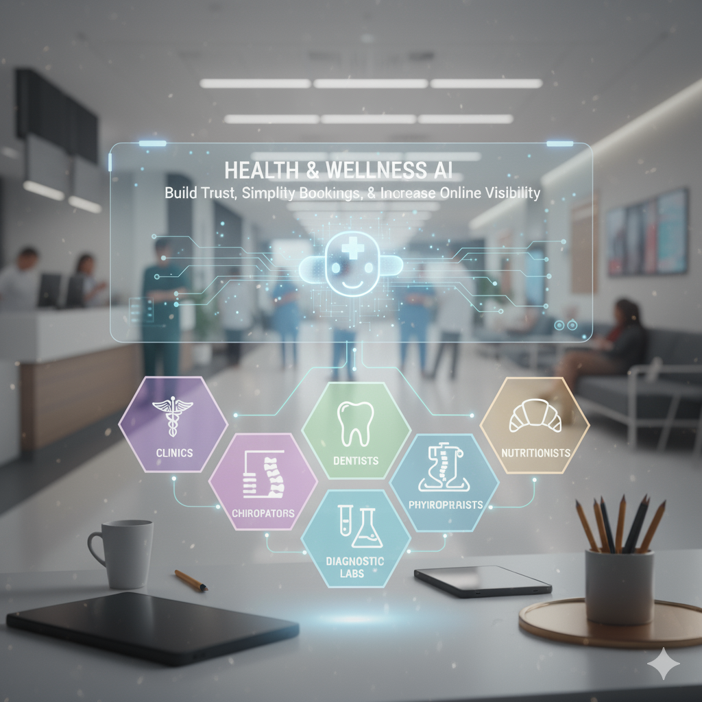 Health & Wellness industry illustration